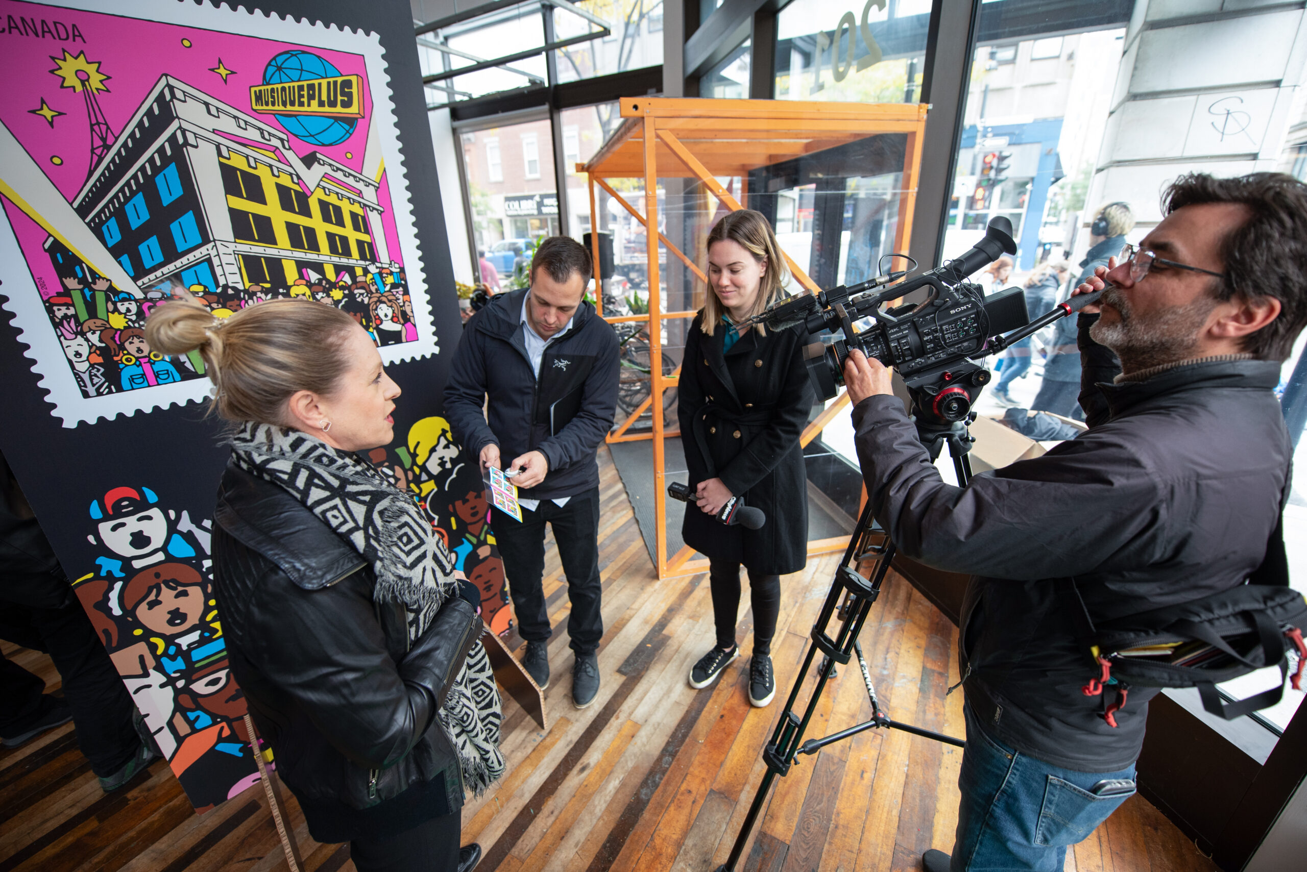 Musique Plus – lancement du timbre commémoratif