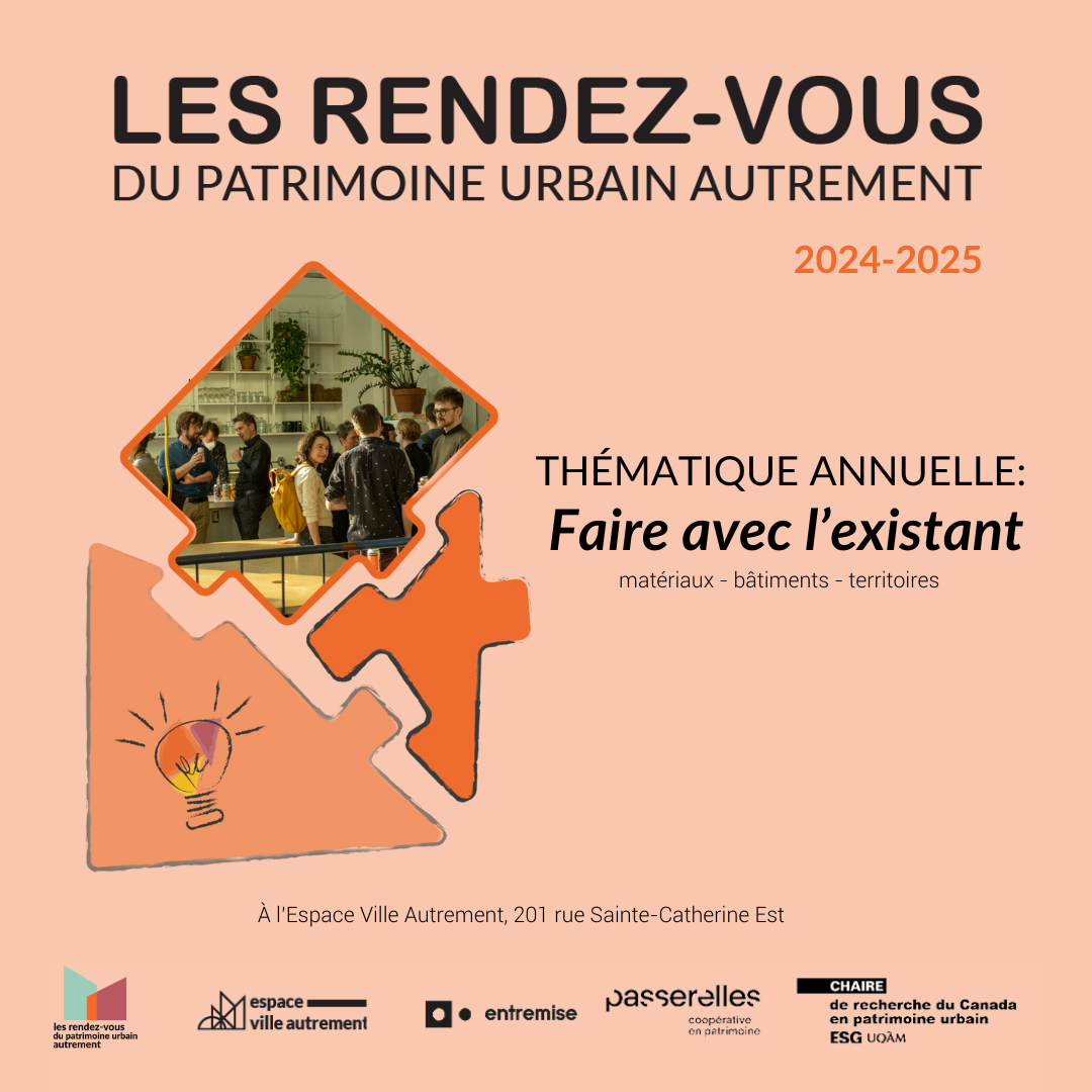 Rendez-vous du patrimoine urbain autrement – lancement de la saison 2024-2025